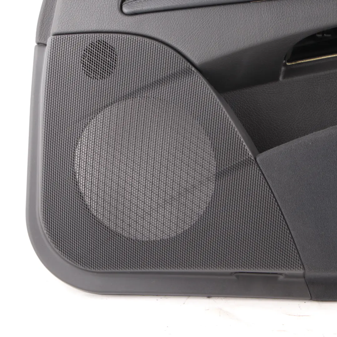 Mercedes W211 Door Card Rear Right O/S Door Trim Panel Black Leather Elegance - SKU A2117300670-1 - Part number A2117300670