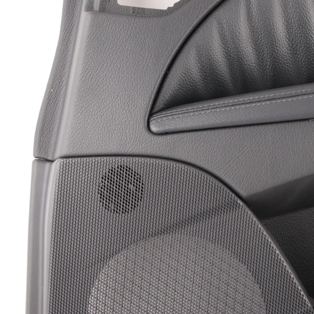 Door Card Rear Right O/S Door Trim Panel Black Leather Elegance to Mercedes W211 with Part number A2117300670 Mercedes W211 Door Card Rear Right O/S Door Trim Panel Black Leather Elegance - SKU A2117300670-1 - Part number A2117300670