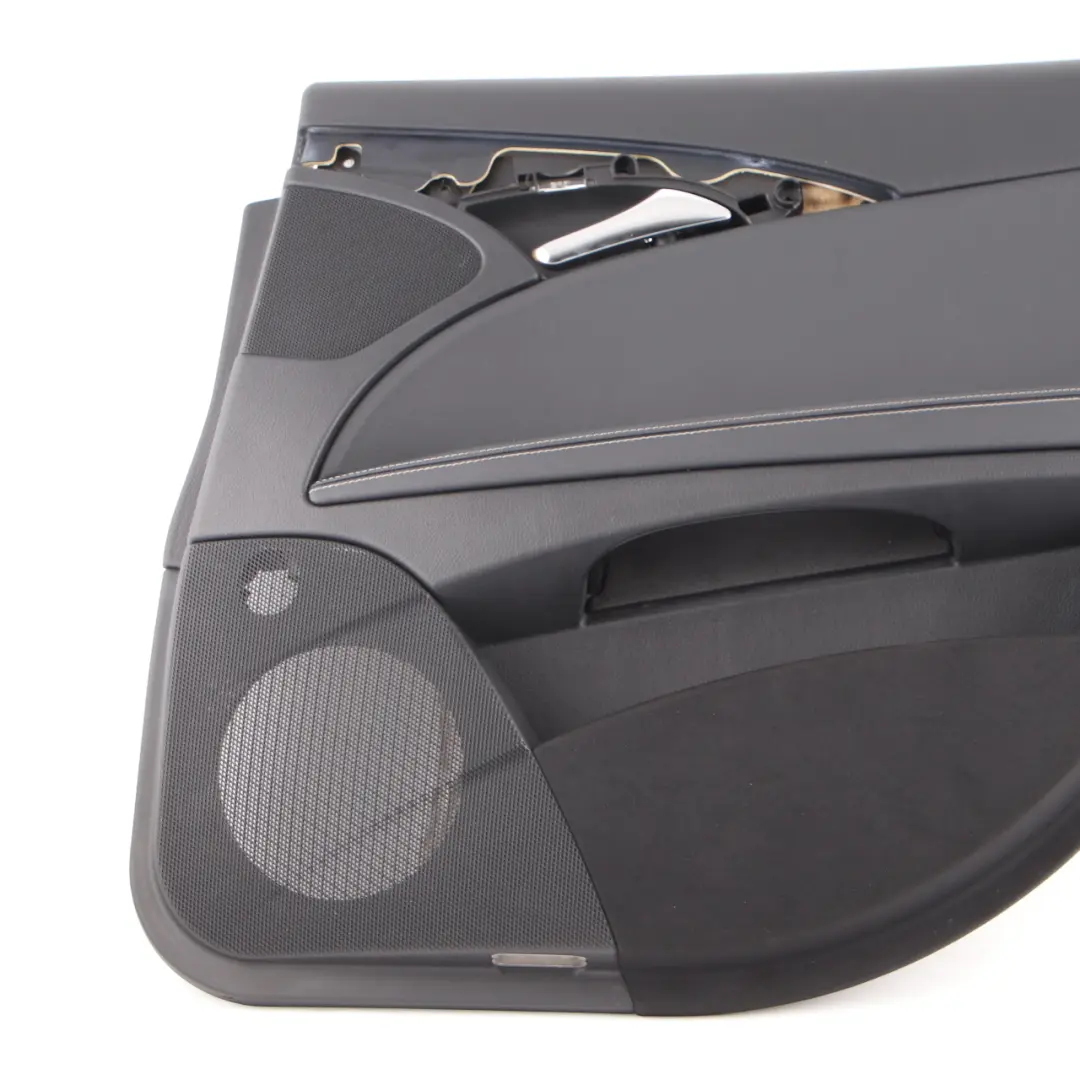 Mercedes W211 Door Card Rear Right O/S Door Trim Panel Black Artico Leather - SKU A2117300670-2 - Part number A2117300670