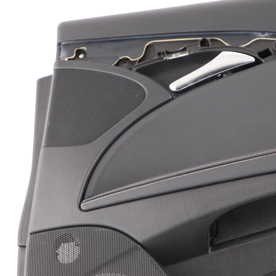 Mercedes W211 Door Card Rear Right O/S Door Trim Panel Black Artico Leather - SKU A2117300670-2 - Part number A2117300670