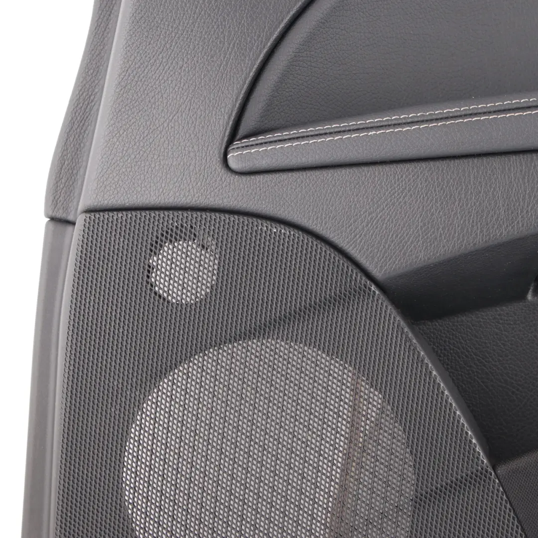 Mercedes W211 Door Card Rear Right O/S Door Trim Panel Black Artico Leather - SKU A2117300670-2 - Part number A2117300670