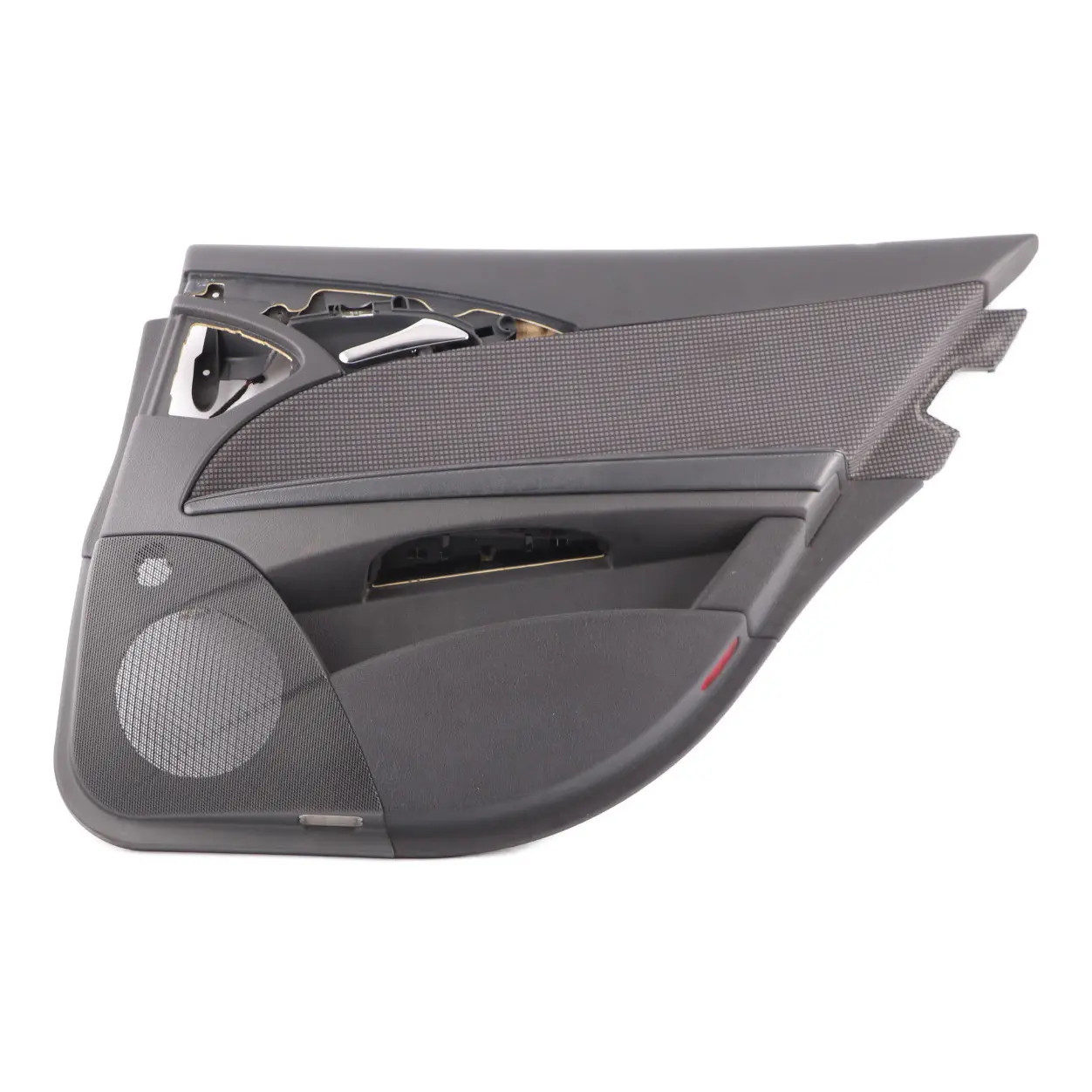 Mercedes W211 Carte Porte Panneau Garniture Arrière Droite Cuir Noir Artico