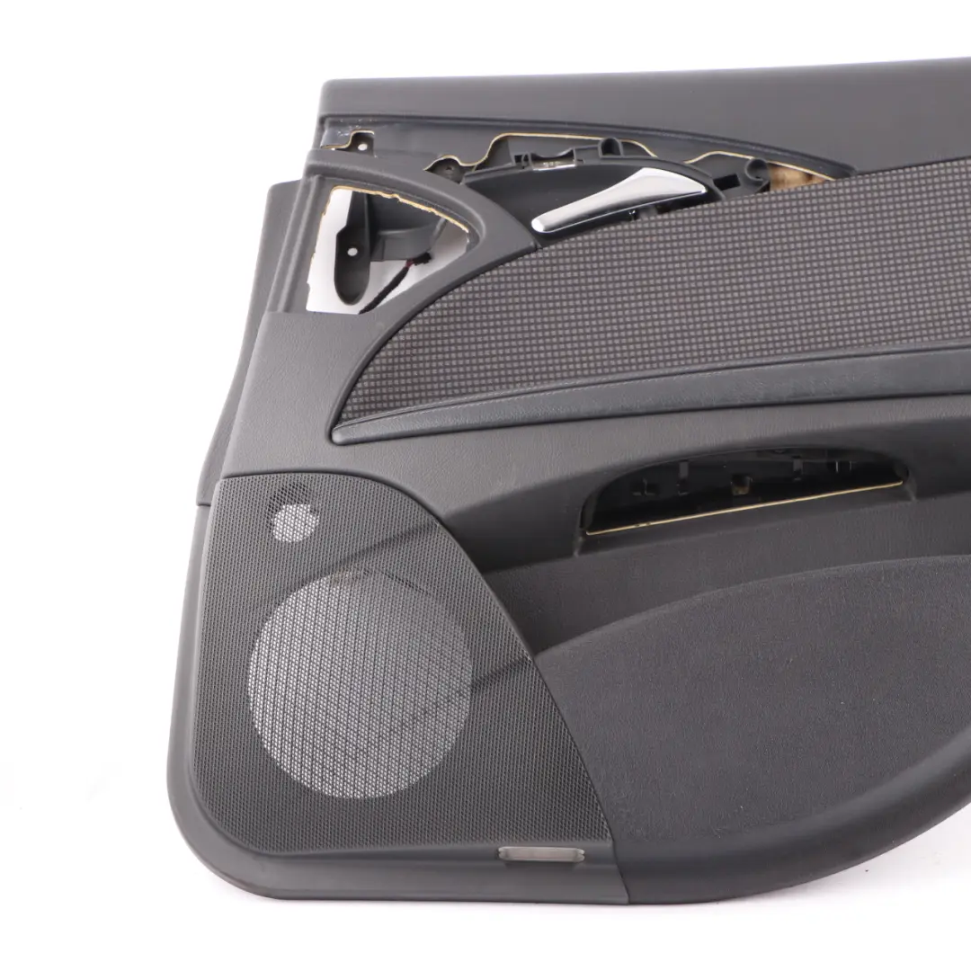 Scheda Porta Pannello Rivestimento Posteriore Destra Nero Pelle per Mercedes W211 con numero di parte A2117300670 Mercedes W211 Scheda Porta Pannello Rivestimento Posteriore Destra Nero Pelle - SKU A2117300670-3 - Numero di parte A2117300670