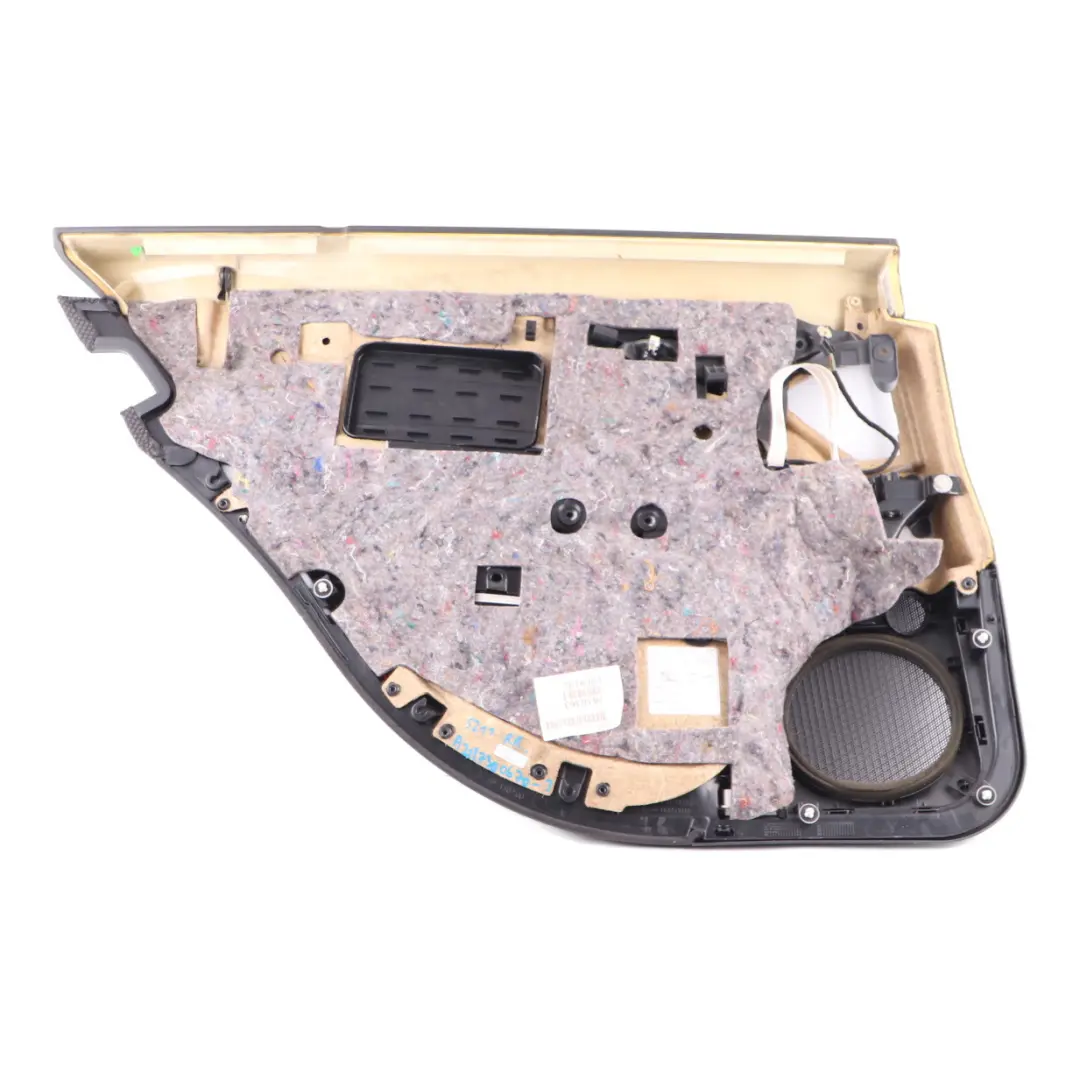 Mercedes W211 Door Card Rear Right Door Trim Panel Black Artico Leather - SKU A2117300670-3 - Part number A2117300670