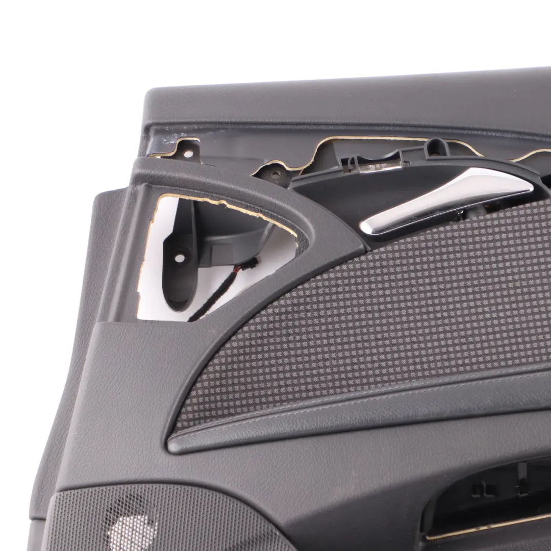 Mercedes W211 Tür Karte Hinten Rechts Tür Verkleidung Schwarz Artico Leder - SKU A2117300670-3 - Teilenummer A2117300670