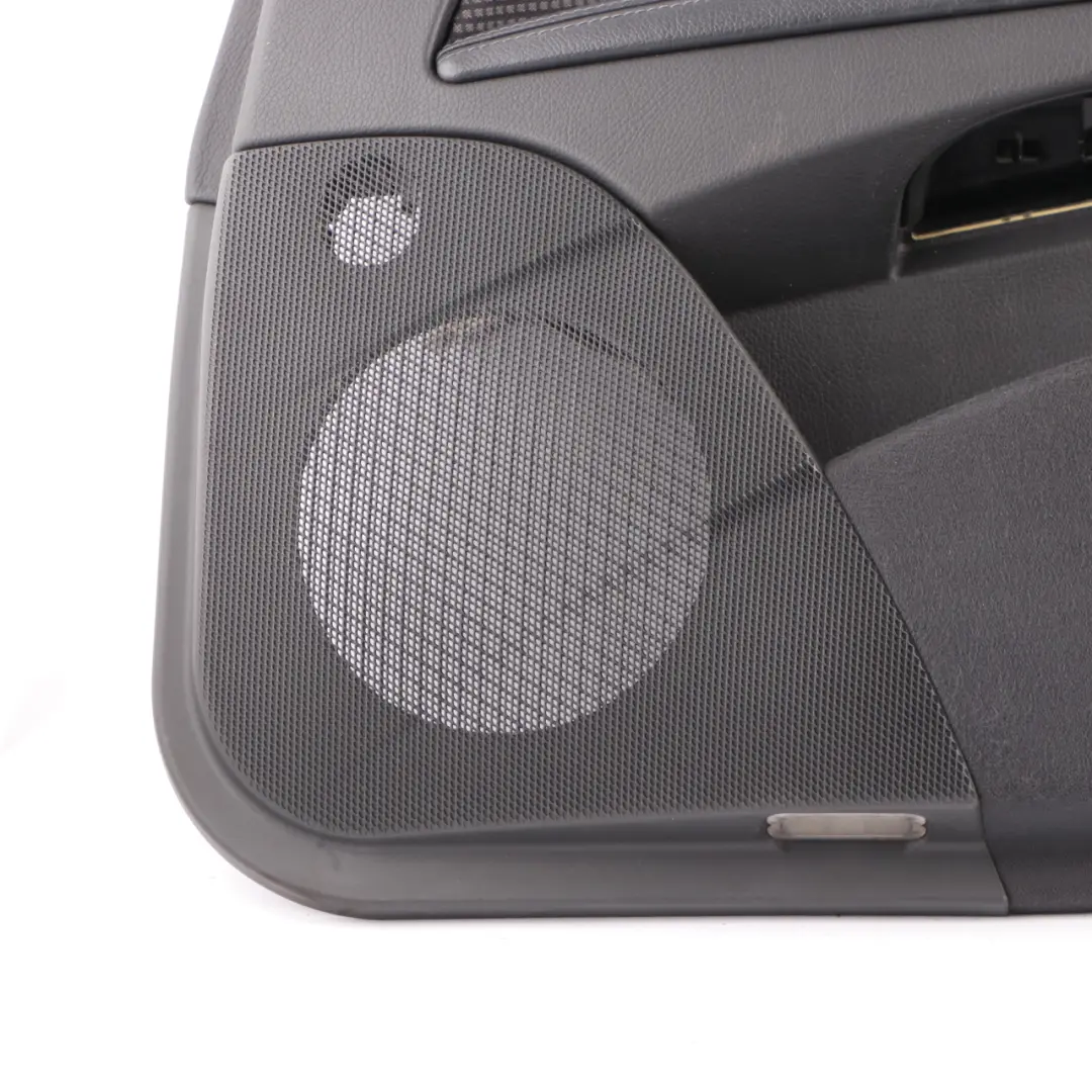 Mercedes W211 Door Card Rear Right Door Trim Panel Black Artico Leather - SKU A2117300670-3 - Part number A2117300670