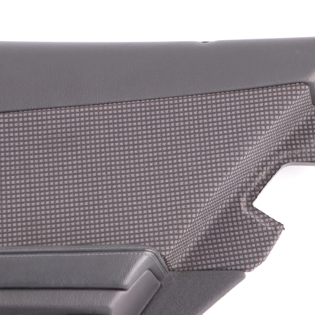 Mercedes W211 Door Card Rear Right Door Trim Panel Black Artico Leather - SKU A2117300670-3 - Part number A2117300670