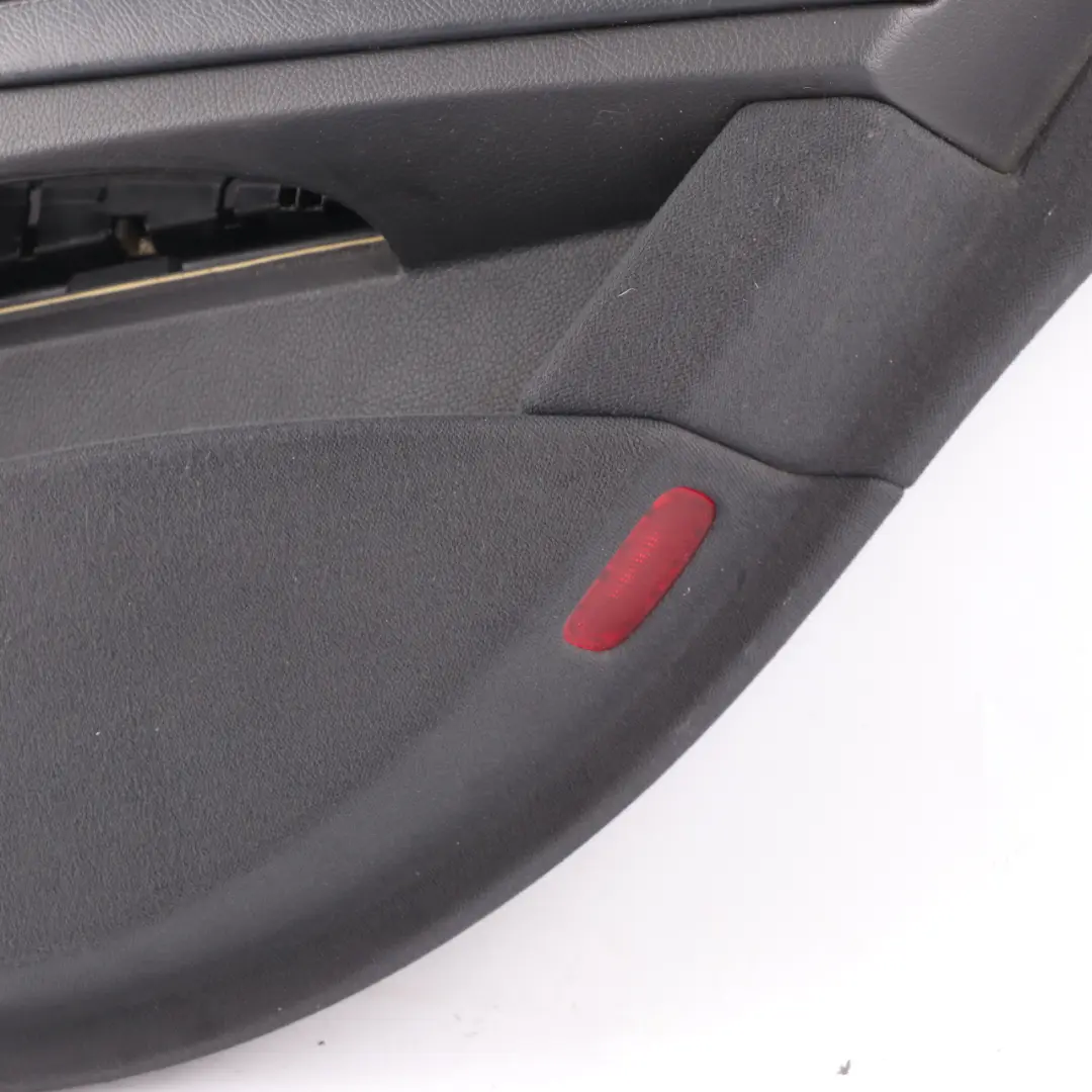 Mercedes W211 Door Card Rear Right Door Trim Panel Black Artico Leather - SKU A2117300670-3 - Part number A2117300670