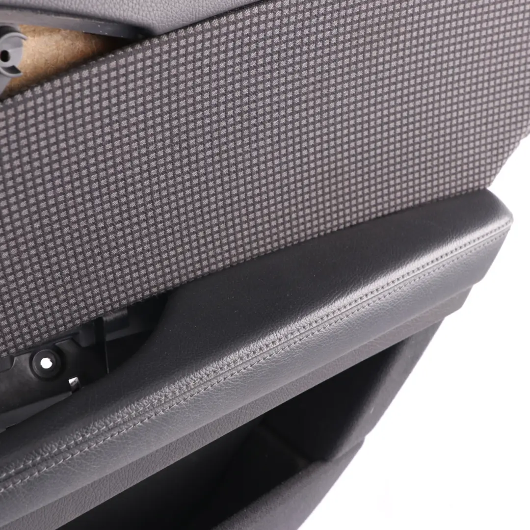 Mercedes W211 Door Card Rear Right Door Trim Panel Black Artico Leather - SKU A2117300670-3 - Part number A2117300670