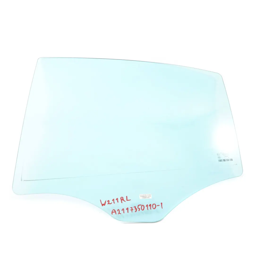 Door Left N/S Window Glass AS2 to Mercedes W211 Rear with Part number A2117350110 Mercedes W211 Rear Door Left N/S Window Glass AS2 - SKU A2117350110-1 - Part number A2117350110
