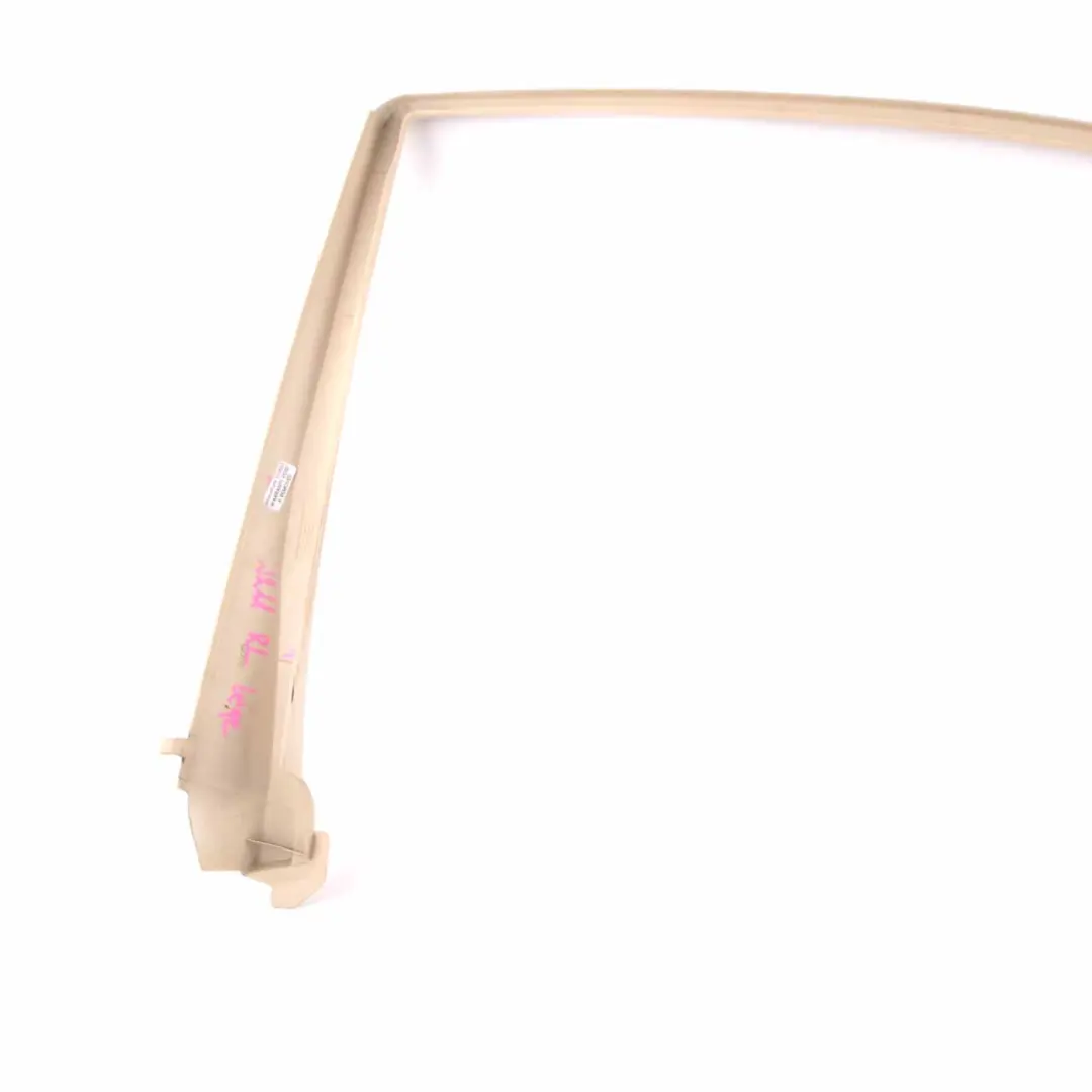 Window Door Frame Rear Left N/S Trim Cover Beige to Mercedes W211 with Part number A2117350171 Mercedes W211 Window Door Frame Rear Left N/S Trim Cover Beige - SKU A2117350171-1 - Part number A2117350171
