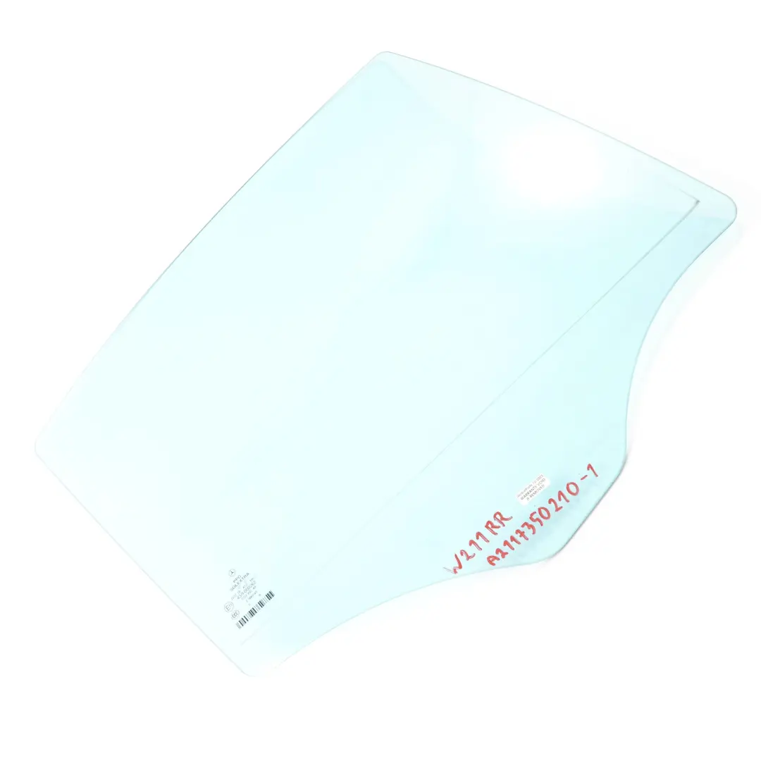 Mercedes W211 Rear Door Right O/S Window Glass AS2 - SKU A2117350210-1 - Part number A2117350210