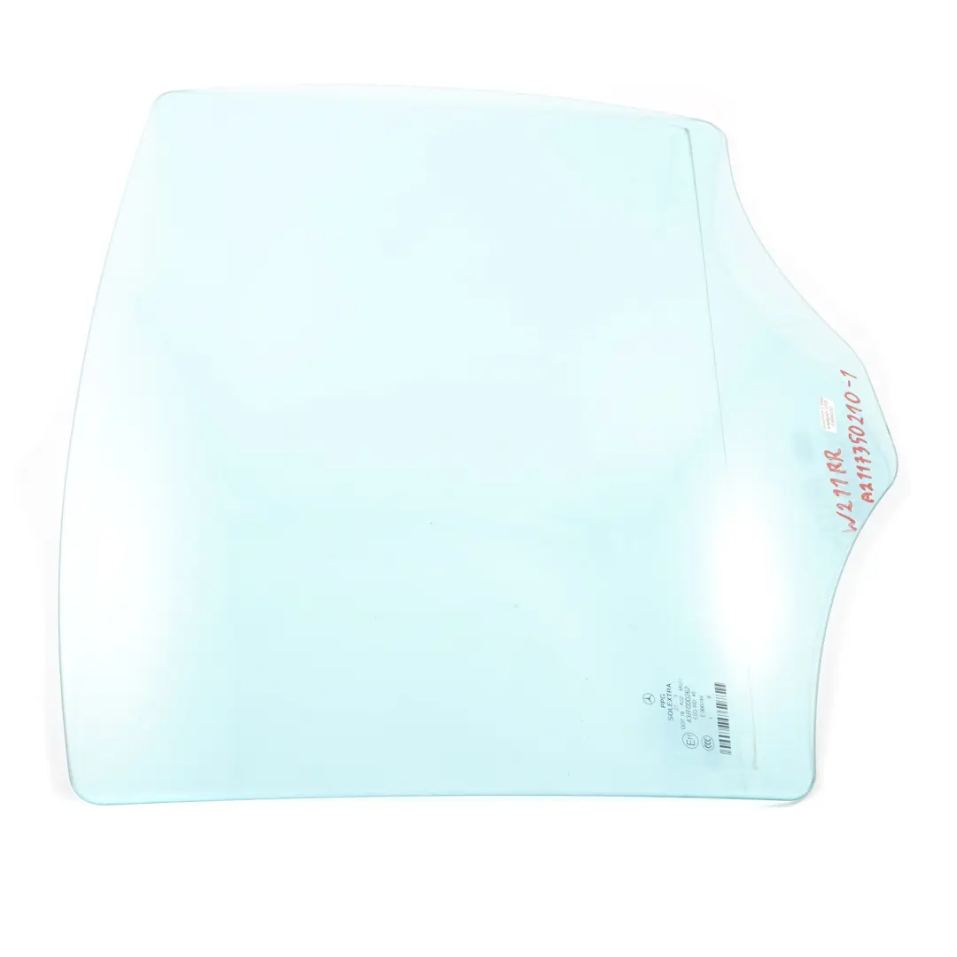 Door Right O/S Window Glass AS2 to Mercedes W211 Rear with Part number A2117350210 Mercedes W211 Rear Door Right O/S Window Glass AS2 - SKU A2117350210-1 - Part number A2117350210