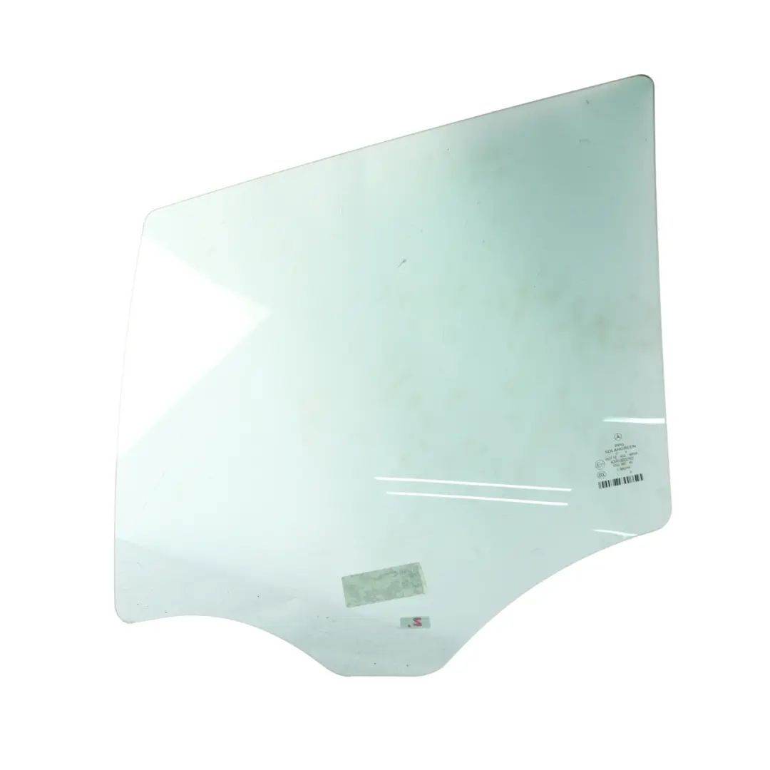 Mercedes S211 Rear Door Left N/S Window Glass AS2 - SKU A2117350310 - Part number A2117350310