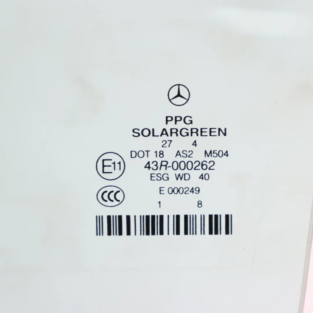 Door Left N/S Window Glass AS2 to Mercedes S211 Rear with Part number A2117350310 Mercedes S211 Rear Door Left N/S Window Glass AS2 - SKU A2117350310 - Part number A2117350310