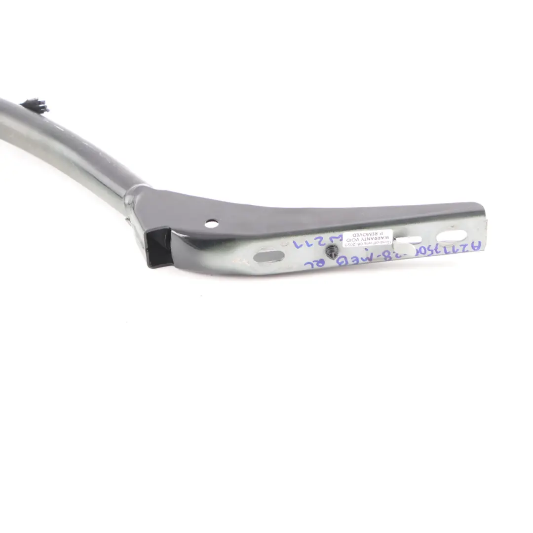 Trunk Lid Rear Left N/S Hinge Melanite Black to Mercedes W211 with Part number A2117500128 Mercedes W211 Trunk Lid Rear Left N/S Hinge Melanite Black - SKU A2117500128-MEB - Part number A2117500128