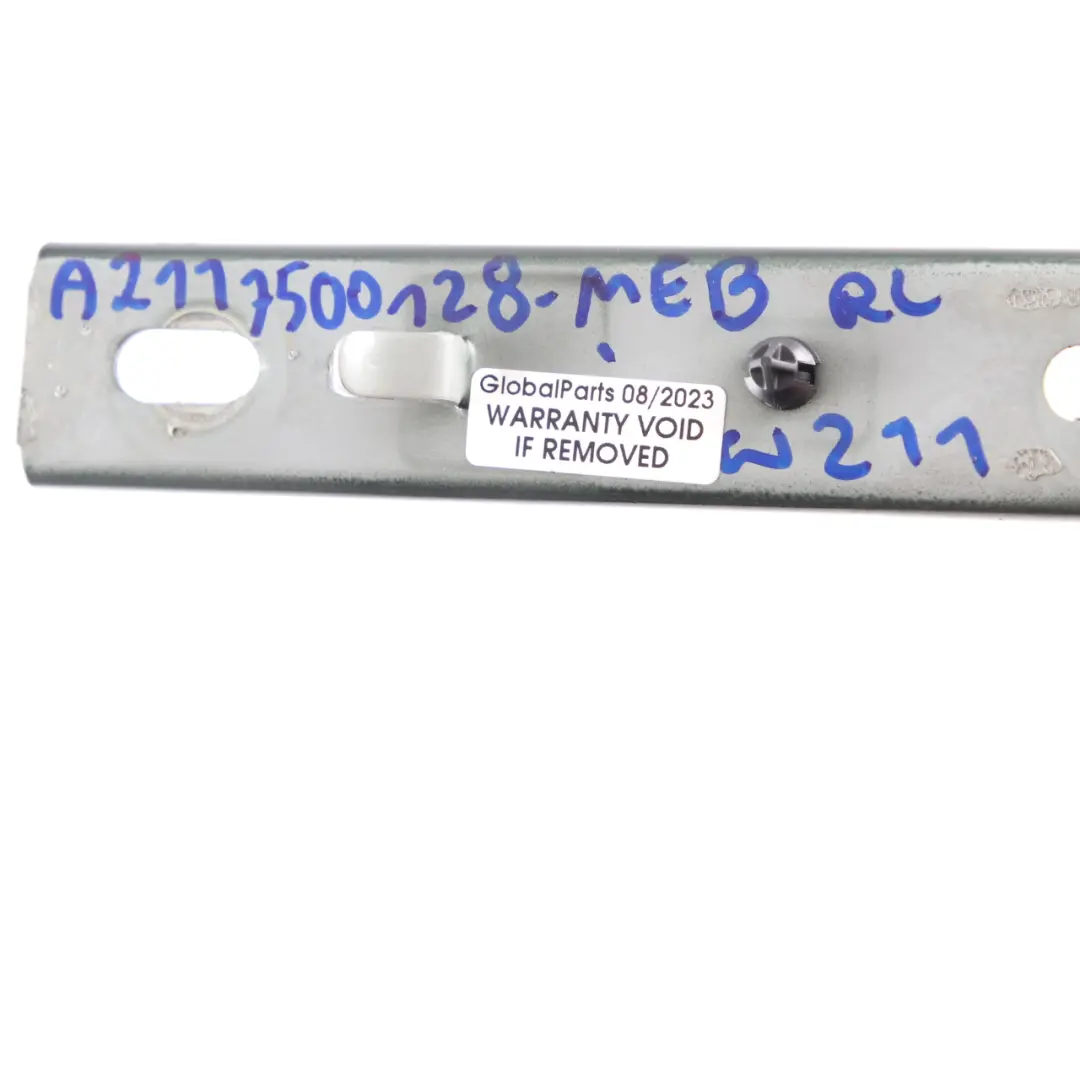 Trunk Lid Rear Left N/S Hinge Melanite Black to Mercedes W211 with Part number A2117500128 Mercedes W211 Trunk Lid Rear Left N/S Hinge Melanite Black - SKU A2117500128-MEB - Part number A2117500128