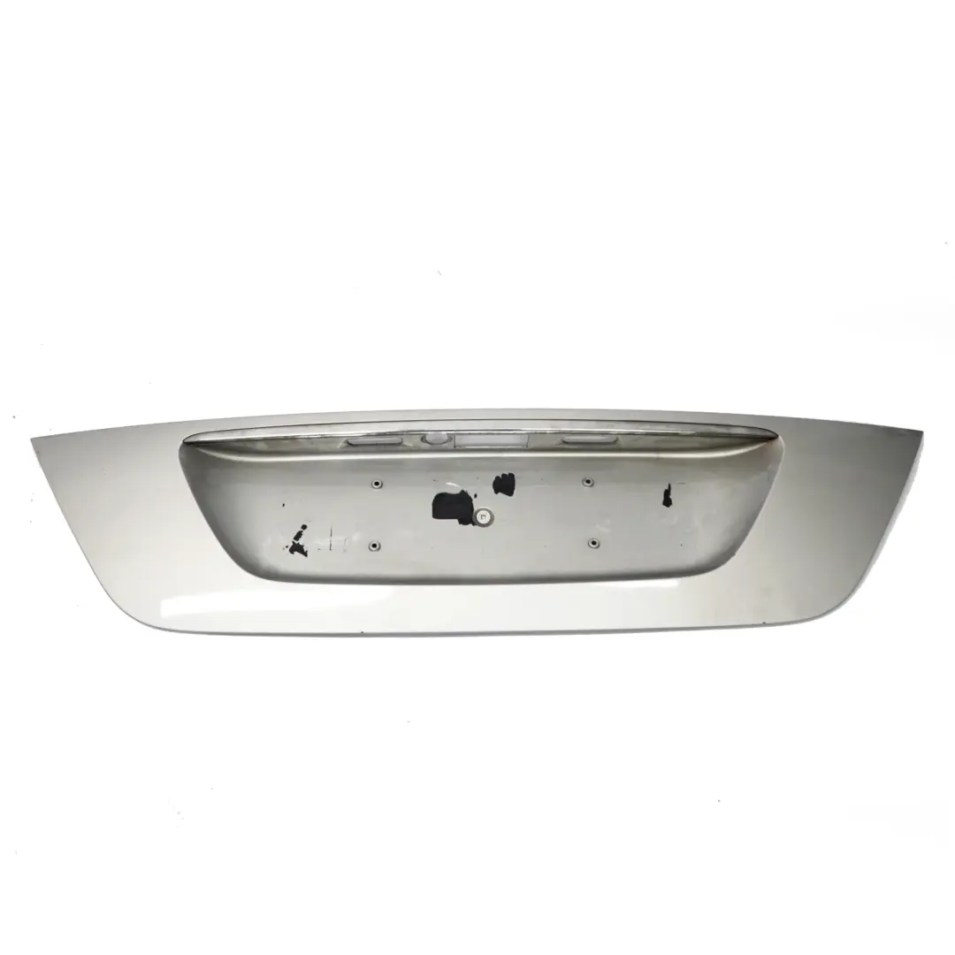 Mercedes W211 Trunk Boot Number Plate Trim Panel Brilliant Silver - SKU A2117500237-BRS - Part number A2117500237