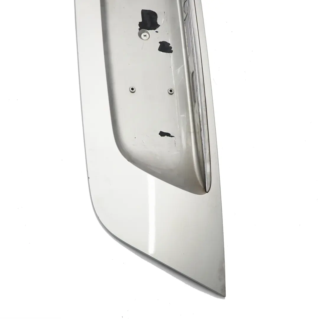 Trunk Boot Number Plate Trim Panel Brilliant Silver to Mercedes W211 with Part number A2117500237 Mercedes W211 Trunk Boot Number Plate Trim Panel Brilliant Silver - SKU A2117500237-BRS - Part number A2117500237