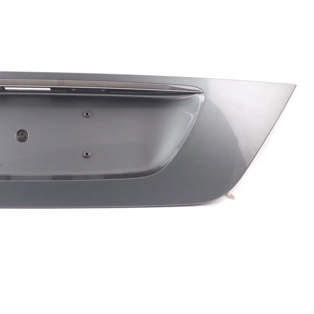 Trunk Boot Number Plate Trim Panel Flint Grey - 368 to Mercedes W211 with Part number A2117500237 Mercedes W211 Trunk Boot Number Plate Trim Panel Flint Grey - 368 - SKU A2117500237-FLG - Part number A2117500237