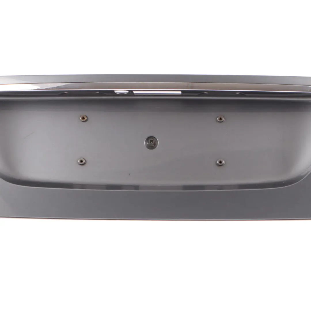 Trunk Boot Number Plate Trim Panel Flint Grey - 368 to Mercedes W211 with Part number A2117500237 Mercedes W211 Trunk Boot Number Plate Trim Panel Flint Grey - 368 - SKU A2117500237-FLG - Part number A2117500237