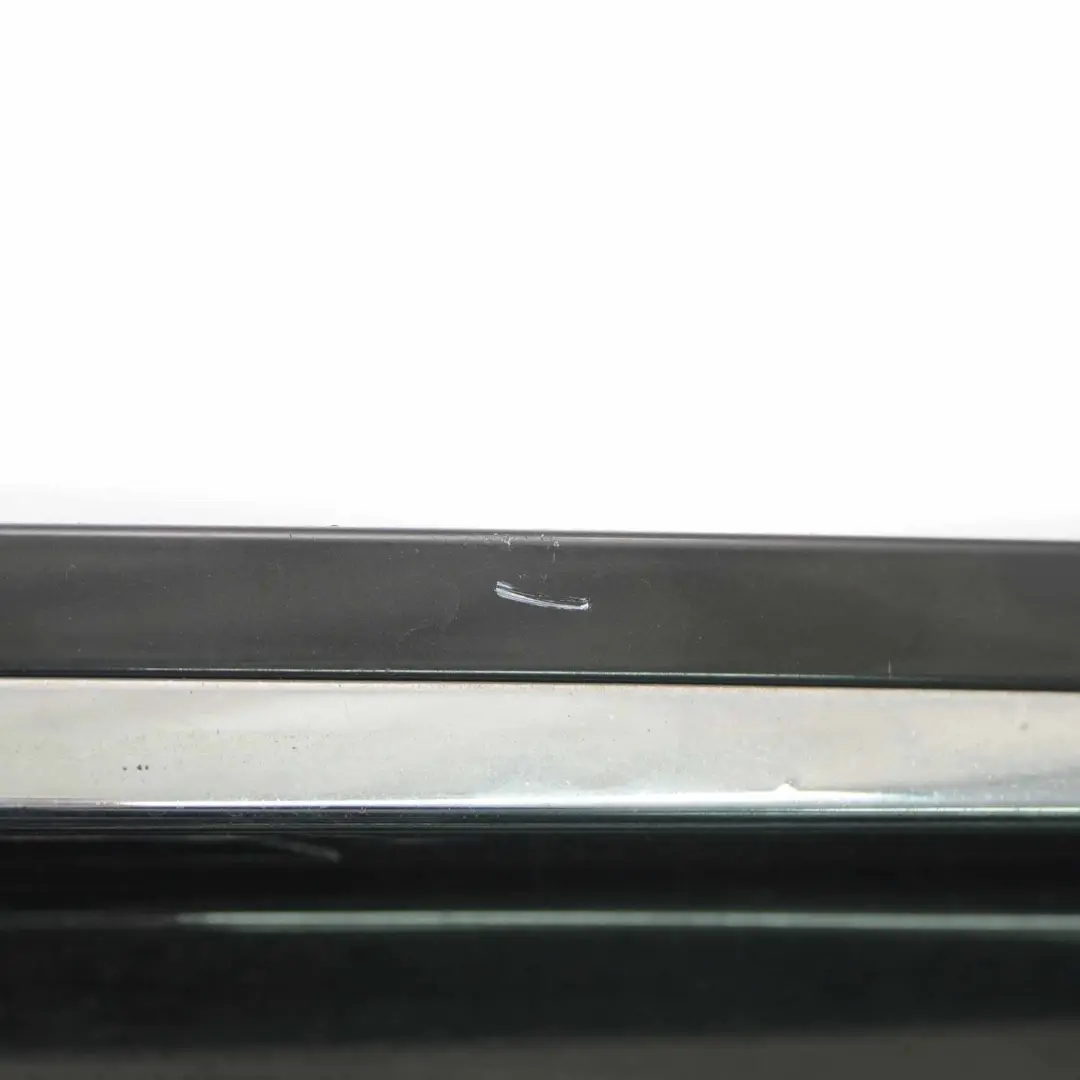 Trunk Boot Number Plate Trim Panel Obsidian Black 197 to Mercedes W211 with Part number A2117500237 Mercedes W211 Trunk Boot Number Plate Trim Panel Obsidian Black 197 - SKU A2117500237-OB - Part number A2117500237