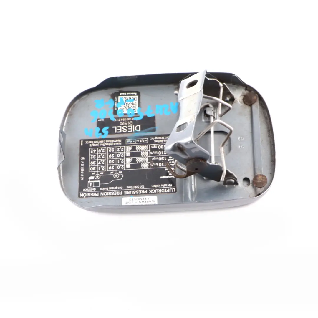 Filler Flap Tank Cap Cover Perlite Grey Metallic - 747 to Mercedes S211 Estate Fuel with Part number A2117500306 Mercedes S211 Estate Fuel Filler Flap Tank Cap Cover Perlite Grey Metallic - 747 - SKU A2117500306-PGR - Part number A2117500306