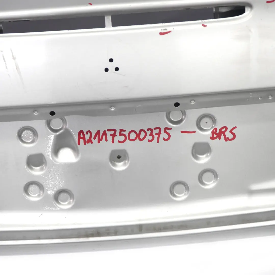 Boot Trunk Lid Tailgate Saloon Brilliant Silver Metallic - 744 to Mercedes W211 with Part number A2117500375 Mercedes W211 Boot Trunk Lid Tailgate Saloon Brilliant Silver Metallic - 744 - SKU A2117500375-BRS - Part number A2117500375