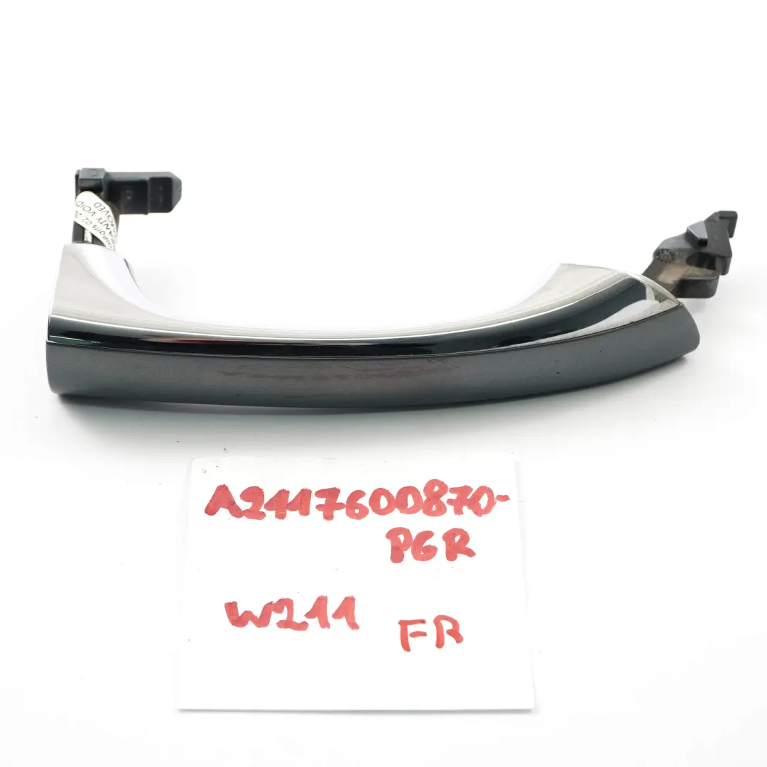Door Handle Mercedes W203 W211 S211 Grab Front Right O/S Perlite Grey Metallic to with Part number A2117600870 Door Handle Mercedes W203 W211 S211 Grab Front Right O/S Perlite Grey Metallic - SKU A2117600870-PGR - Part number A2117600870
