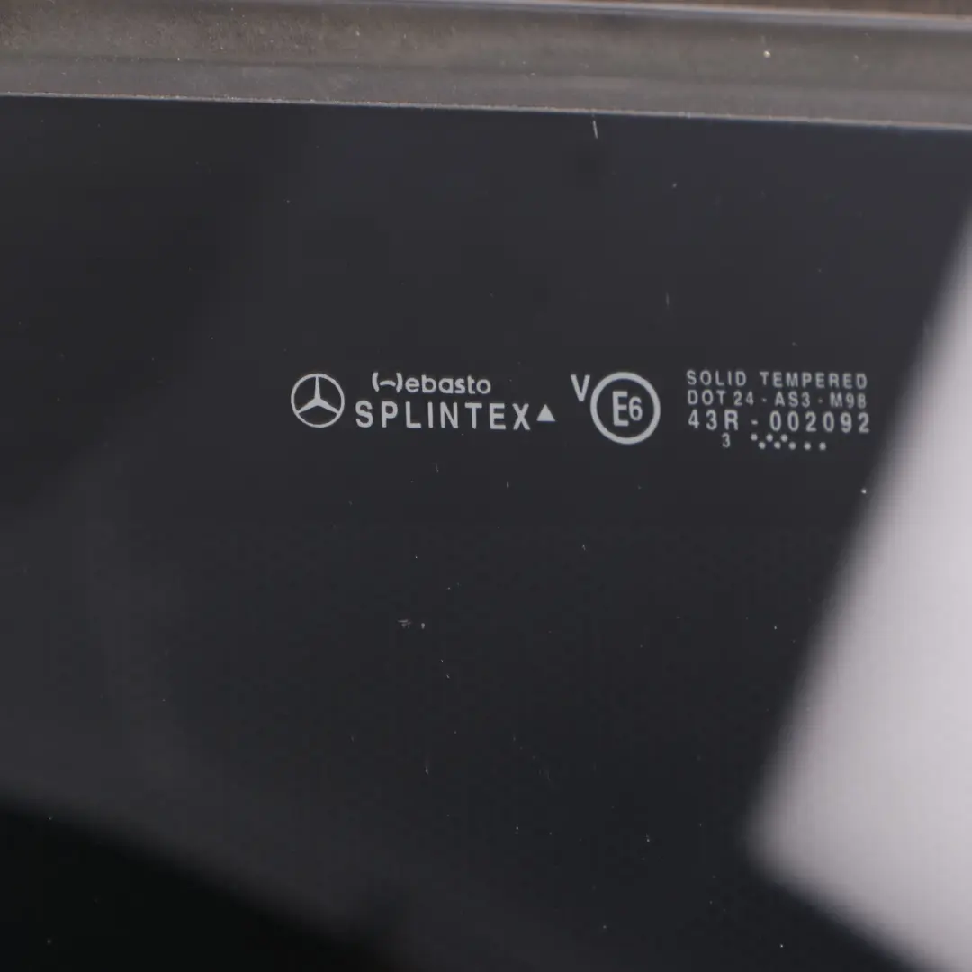 Panoramic Sunroof Sliding Roof Front Window Glass Panel Tinted AS3 to Mercedes W211 with Part number A2117800144 Mercedes W211 Panoramic Sunroof Sliding Roof Front Window Glass Panel Tinted AS3 - SKU A2117800144 - Part number A2117800144