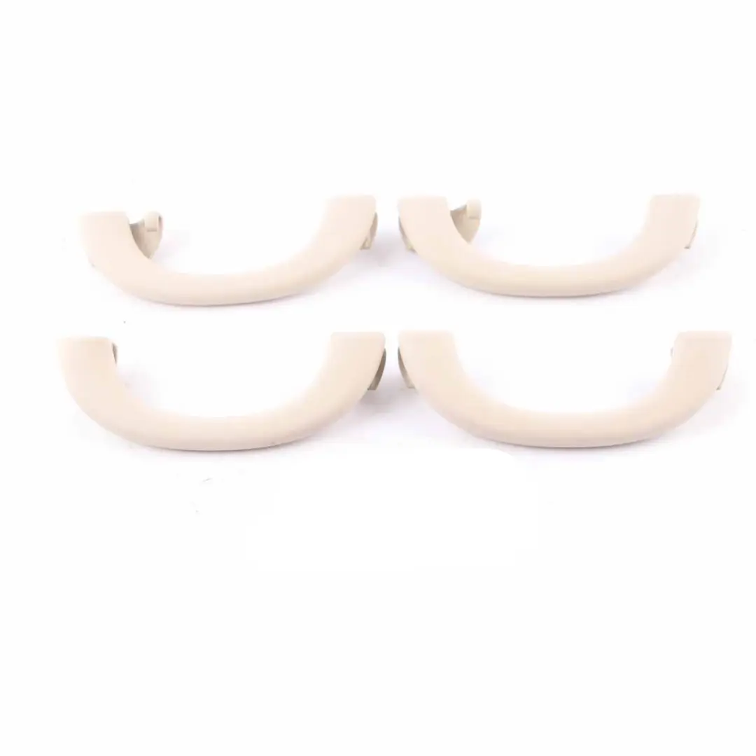 Roof Grab Handle Set Front Rear Left Right N/O/S Beige to Mercedes W211 with Part number A2118100051 Mercedes W211 Roof Grab Handle Set Front Rear Left Right N/O/S Beige - SKU A2118100051-2 - Part number A2118100051
