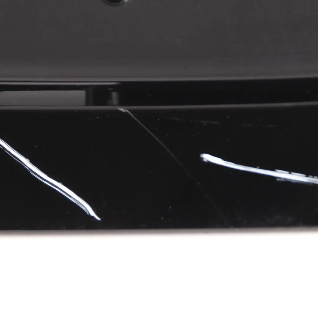 Trunk Lid Trim Cover Number Plate Obsidian Black 197 to Mercedes W211 with Part number A2118100173 Mercedes W211 Trunk Lid Trim Cover Number Plate Obsidian Black 197 - SKU A2118100173-OB - Part number A2118100173