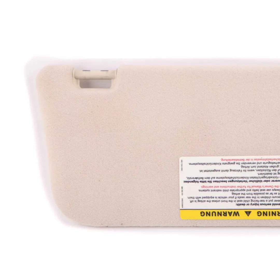  Sun Visor Mercedes S211 W211 Cover Left N/S Sunvisor Panel Beige - SKU A2118100310-1 - Part number A2118100310