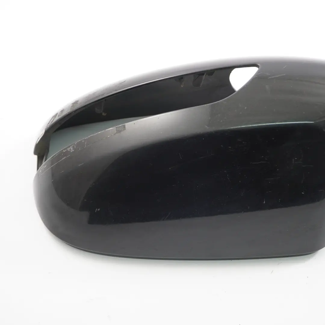Mercedes W211 Capuchon rétroviseur d'aile porte gauche Boîtier noir obsidien 197 - SKU A2118100764-OB - Numéro de pièce A2118100764