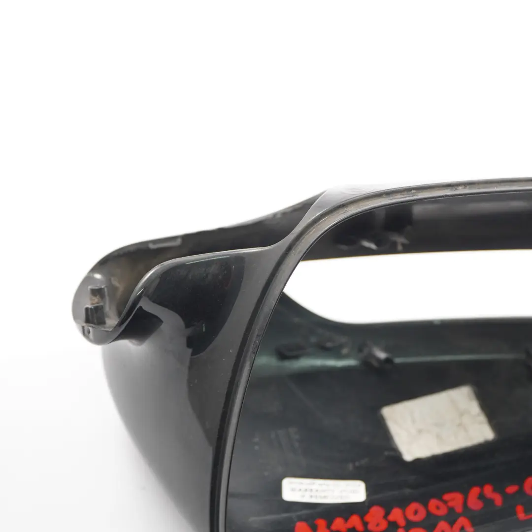 Mercedes W211 Capuchon rétroviseur d'aile porte gauche Boîtier noir obsidien 197 - SKU A2118100764-OB - Numéro de pièce A2118100764