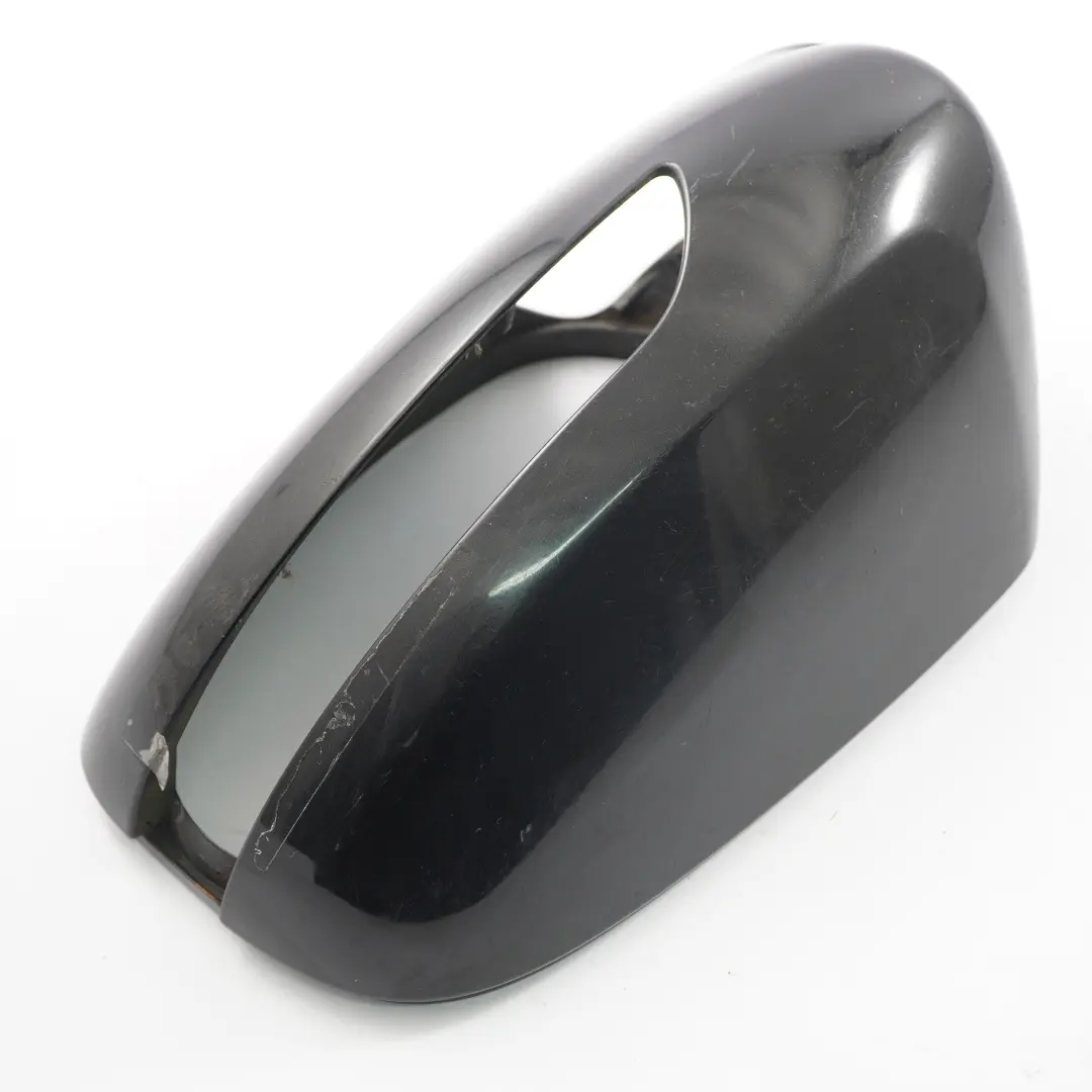 Mercedes W211 Wing Mirror Cap Cover Door Left N/S Housing Obsidian Black - 197 - SKU A2118100764-OB - Part number A2118100764