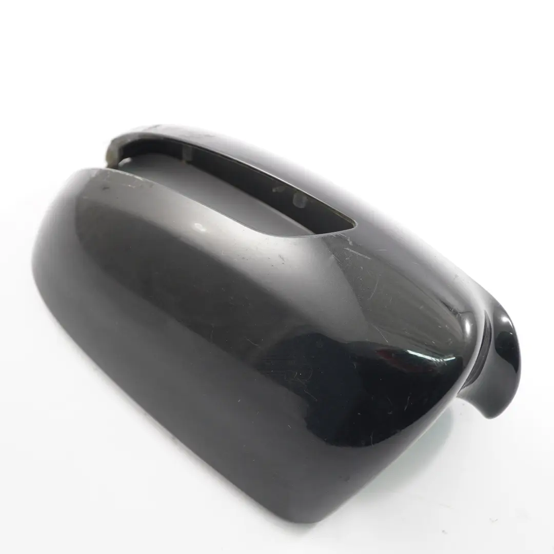Wing Mirror Cap Cover Door Left N/S Housing Obsidian Black - 197 to Mercedes W211 with Part number A2118100764 Mercedes W211 Wing Mirror Cap Cover Door Left N/S Housing Obsidian Black - 197 - SKU A2118100764-OB - Part number A2118100764