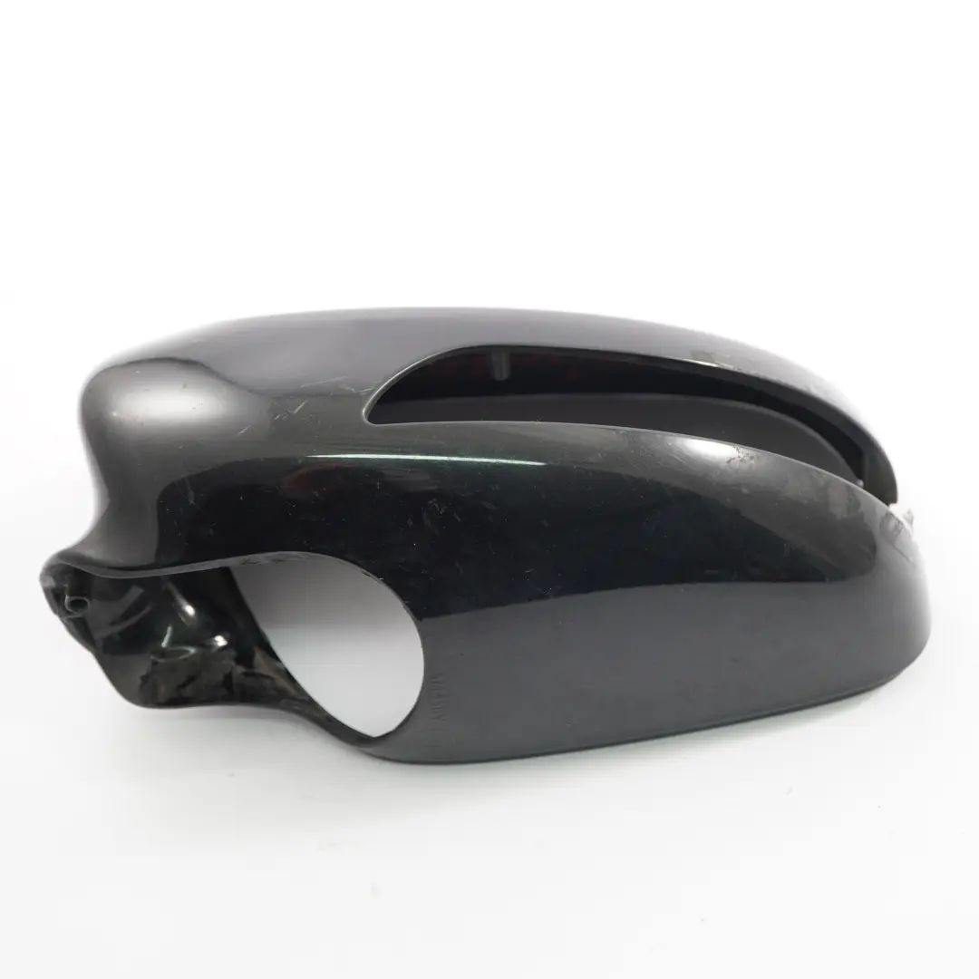 Mercedes W211 Wing Mirror Cap Cover Door Left N/S Housing Obsidian Black - 197 - SKU A2118100764-OB - Part number A2118100764