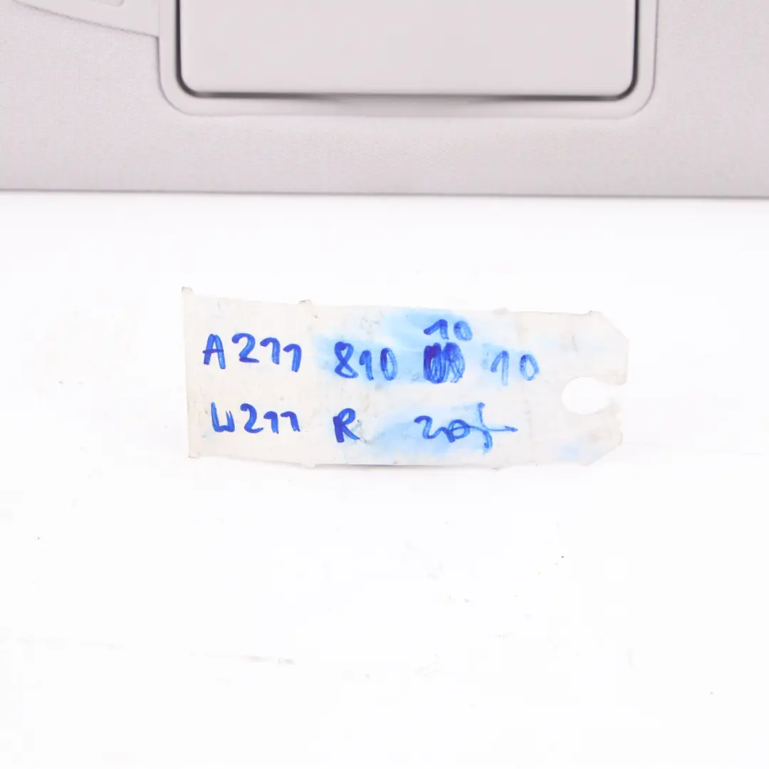  Mercedes-Benz E-Class W211 Sun Visor Cover Trim Right O/S Grey - SKU A2118101010 - Part number A2118101010
