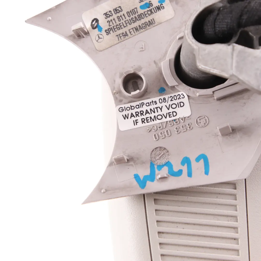 Mercedes S211 W211 Espejo retrovisor interior Gris - SKU A2118110107 - Número de pieza A2118110107