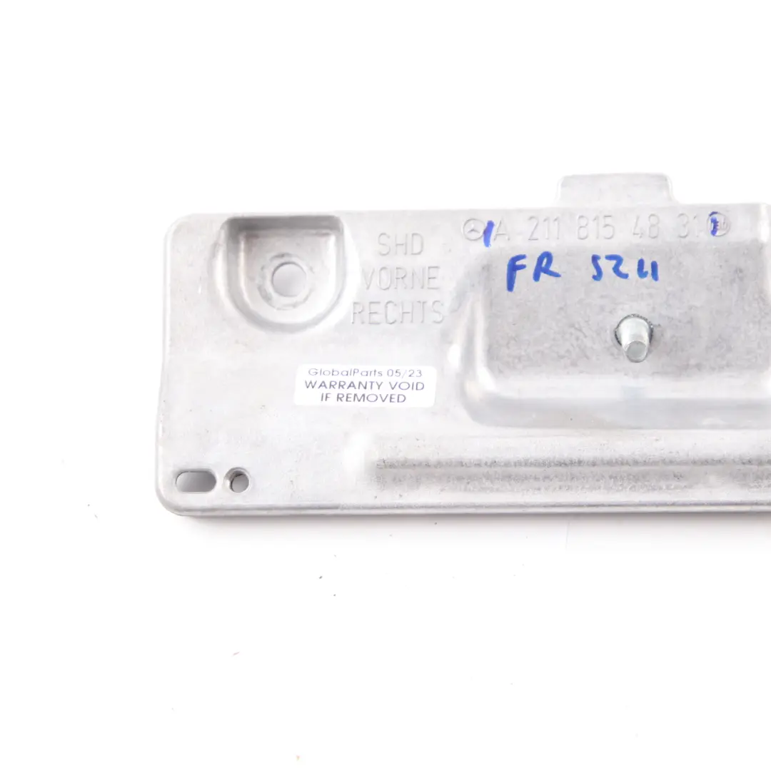 Roof Grab Bracket Handle Mount Front Right O/S to Mercedes W211 Estate with Part number A2118154831 Mercedes W211 Estate Roof Grab Bracket Handle Mount Front Right O/S - SKU A2118154831 - Part number A2118154831