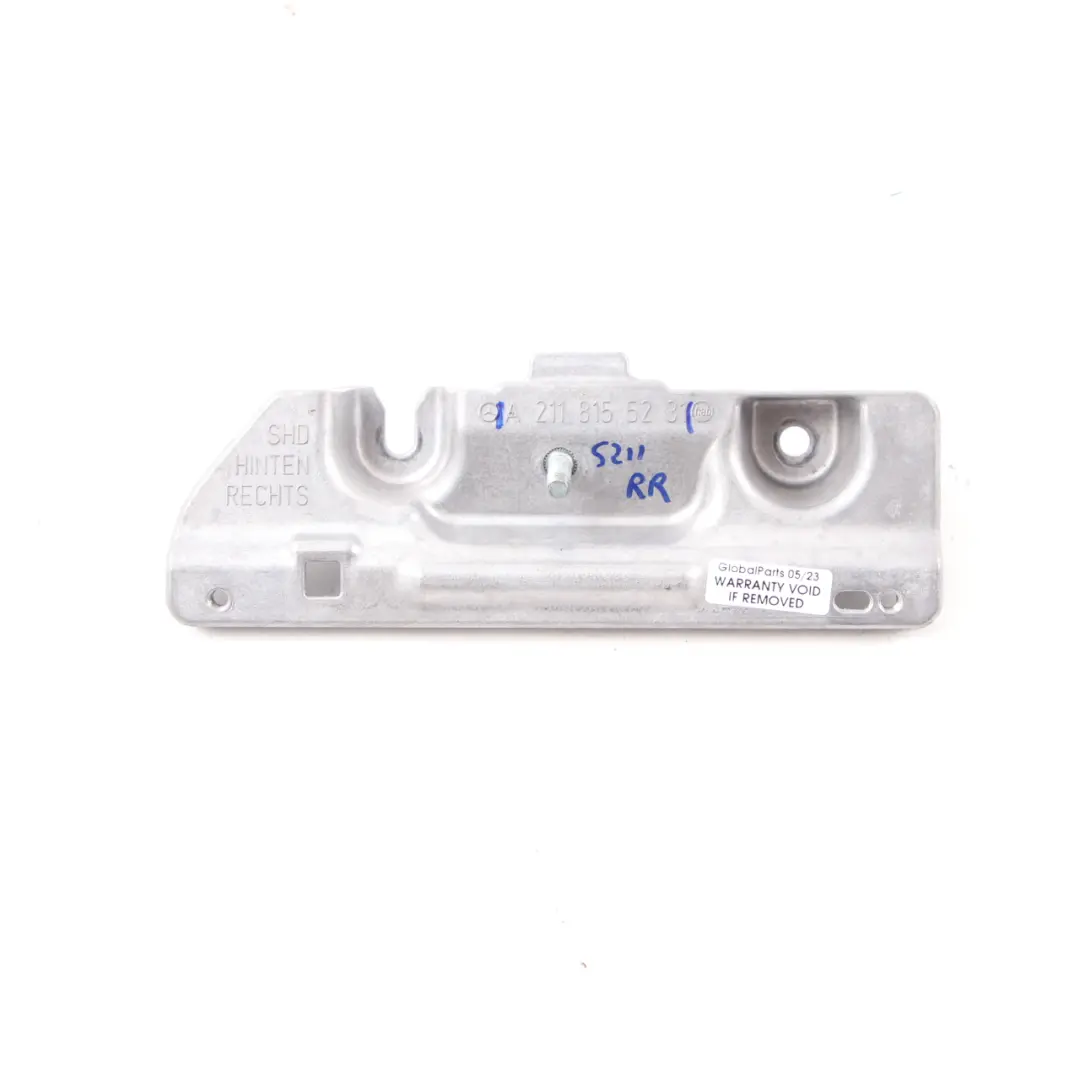 Mercedes W211 Estate Roof Grab Bracket Handle Mount Rear Right O/S - SKU A2118155231 - Part number A2118155231
