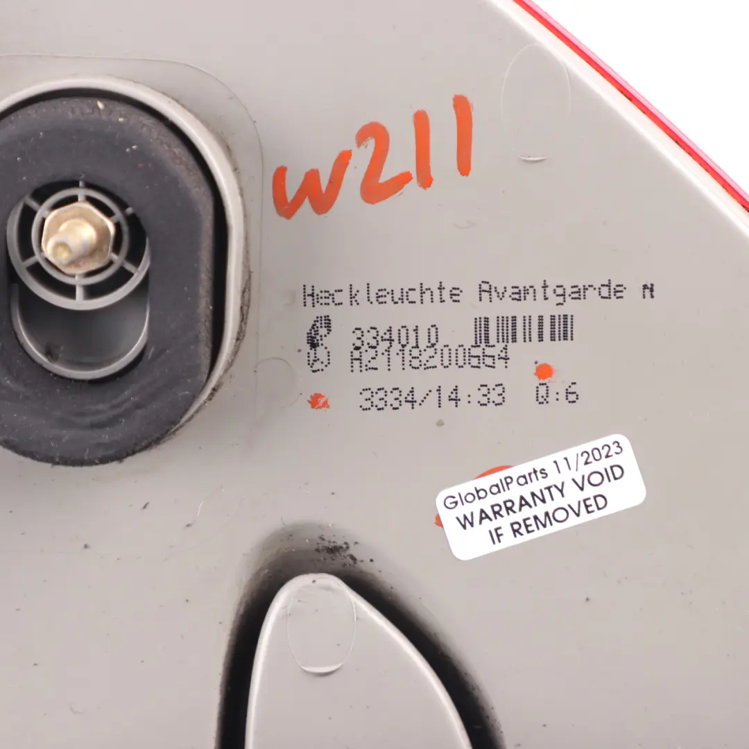 Mercedes W211 Saloon Rear Lamp Right O/S Tail Light Avantgarde - SKU A2118200664 - Part number A2118200664