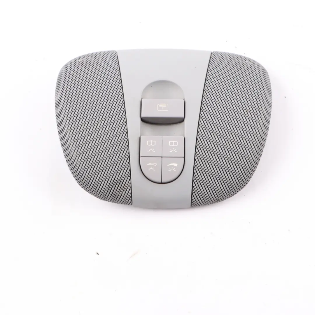 Mercedes W211 Panoramic Roof Control Light Reading Lamp Switch Grey Panel - SKU A2118201412 - Part number A2118201412
