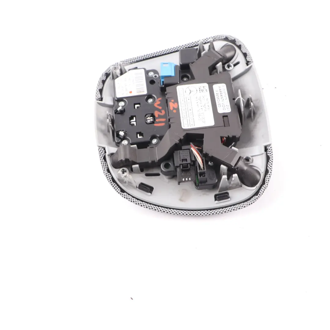 Mercedes W211 Panoramic Roof Control Light Reading Lamp Switch Grey Panel - SKU A2118201412 - Part number A2118201412