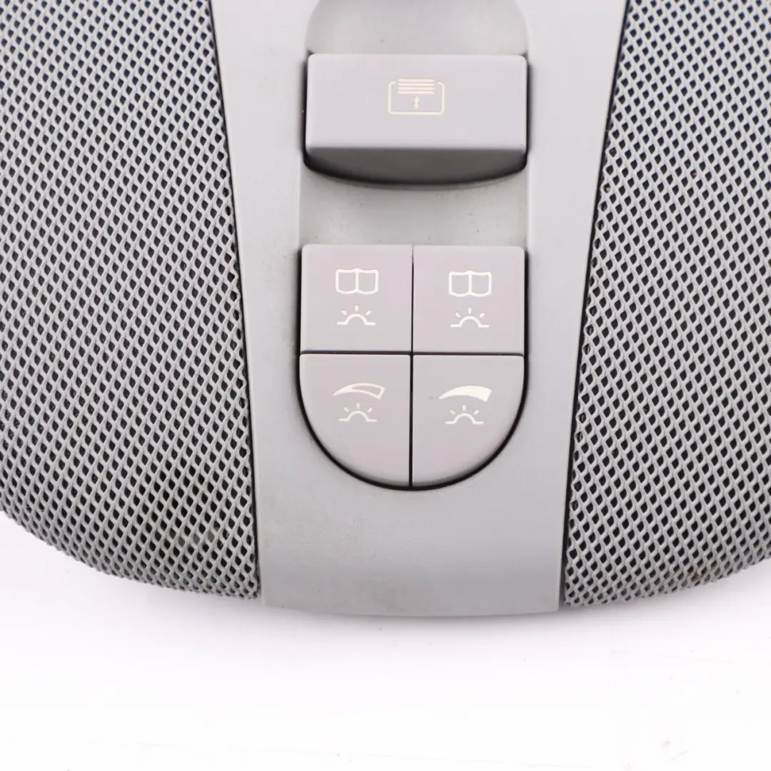 Mercedes W211 Panoramic Roof Control Light Reading Lamp Switch Grey Panel - SKU A2118201412 - Part number A2118201412