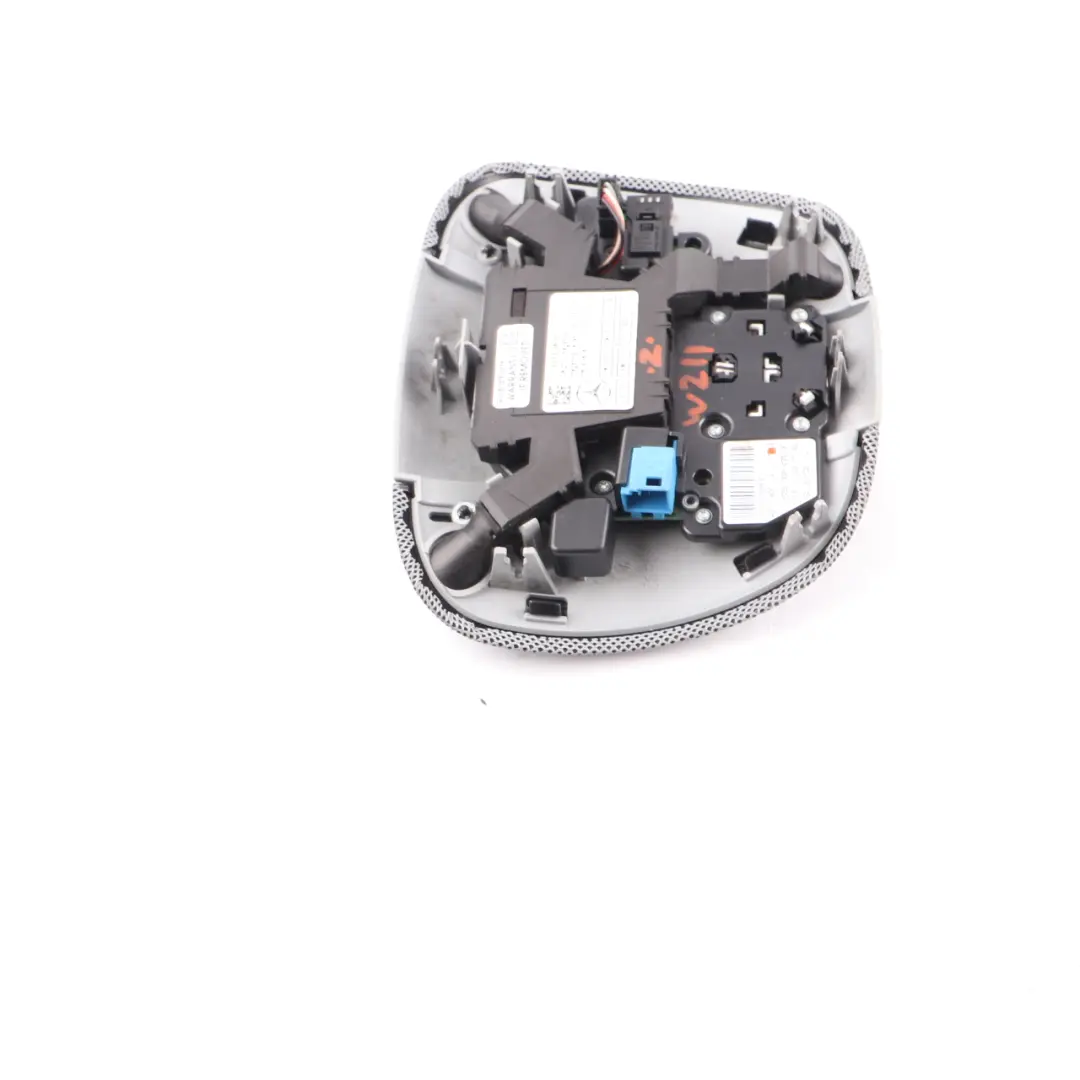 Mercedes W211 Panoramic Roof Control Light Reading Lamp Switch Grey Panel - SKU A2118201412 - Part number A2118201412