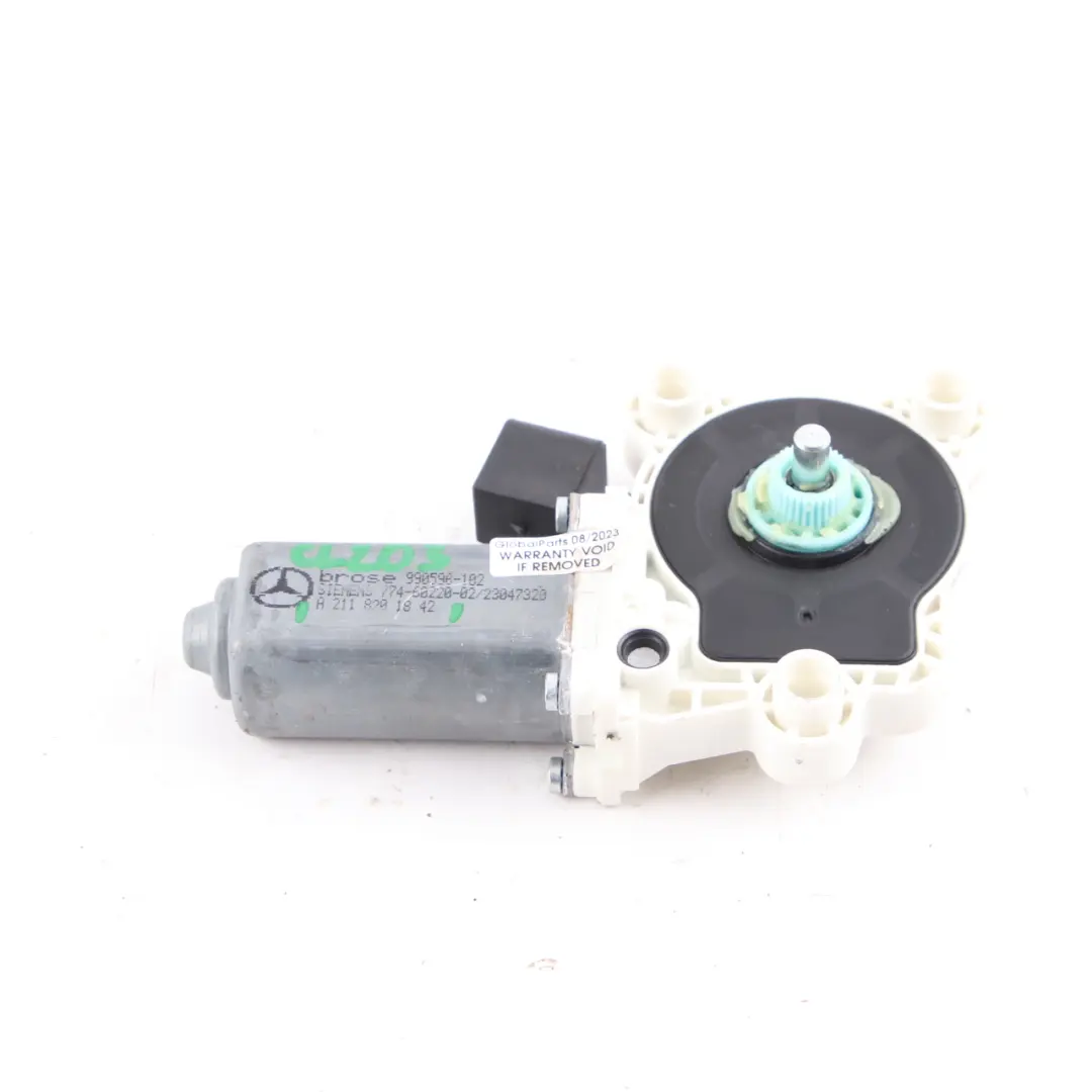 Window Lifter Motor Mercedes W203 W211 Front Right O/S Drive Unit to with Part number A2118201842 Window Lifter Motor Mercedes W203 W211 Front Right O/S Drive Unit - SKU A2118201842 - Part number A2118201842
