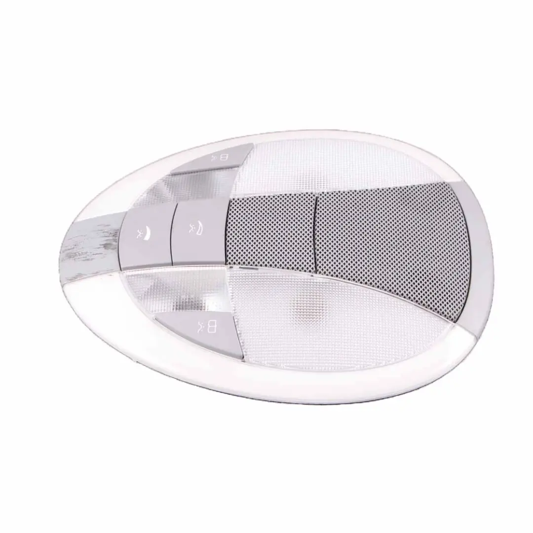 Mercedes W211 Rear Reading Lamp Roof Light Interior Switch Grey - SKU A2118202201-1 - Part number A2118202201