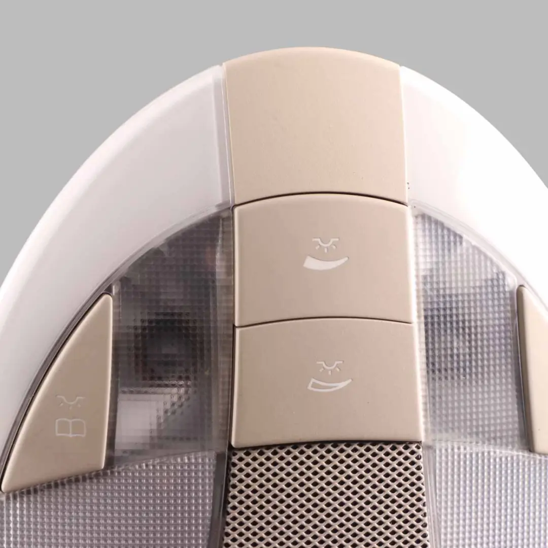 Reading Lamp Roof Light Interior Switch Beige to Mercedes W211 Rear with Part number A2118202201 Mercedes W211 Rear Reading Lamp Roof Light Interior Switch Beige - SKU A2118202201-2 - Part number A2118202201